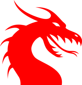288x298 Red Dragon Clipart