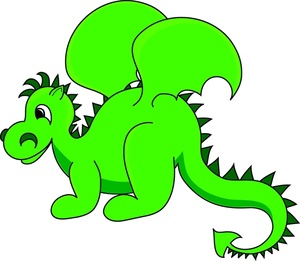 300x261 Dragon Clip Art Clipart Panda