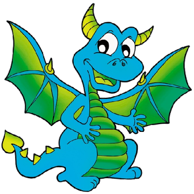 400x400 Cute Dragon Clipart