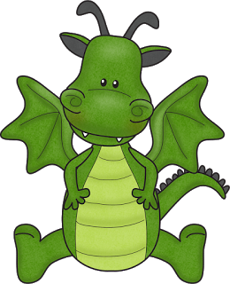 260x320 Little Dragon Clipart