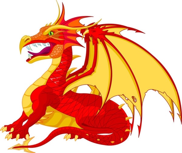 600x503 Cartoon Dragon Clip Art Free Vector Download (214,228 Free Vector