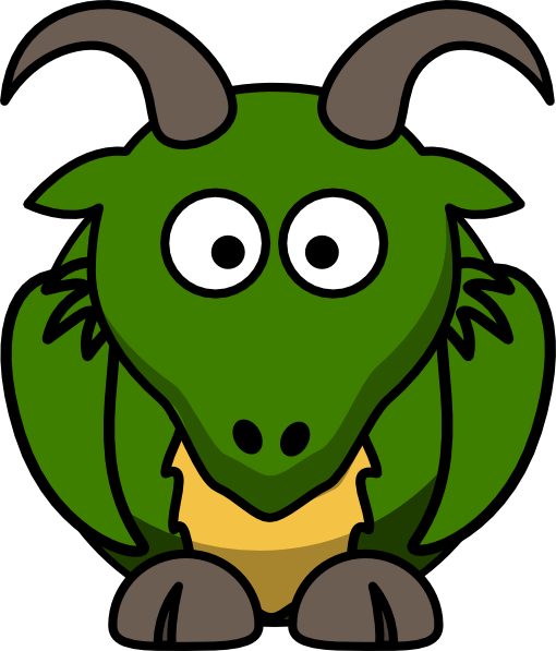 510x597 Green Dragon Clip Art