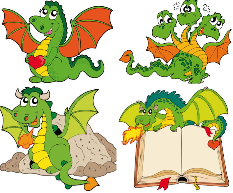 800x663 Dragon Clip Art