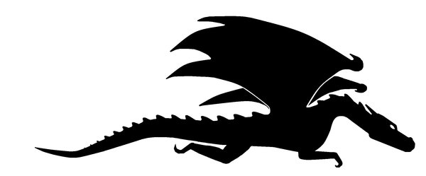 600x249 Dragon Silhouette By Invisibledecoy