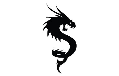 480x309 Dragon Silhouette Vector Silhouettes Vector