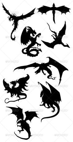 236x459 Flying Dragon Silhouette Clipart Panda
