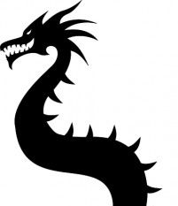 201x233 Dragon Silhouettes Free Vectors Ui Download