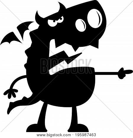450x466 Silhouette Dragon Images, Illustrations, Vectors