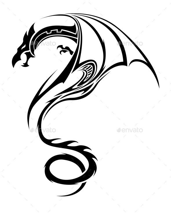 590x741 Best Tribal Dragon Tattoos Ideas Dragon Tattoo