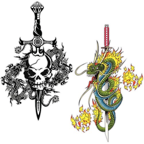 500x500 16 Sword Tattoo Designs And Their Meanings Sword Tattoo, Tattoo