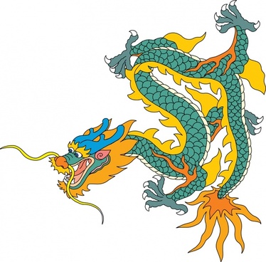374x368 Chinese Dragon Vector Art Free Vector Download (213,720 Free