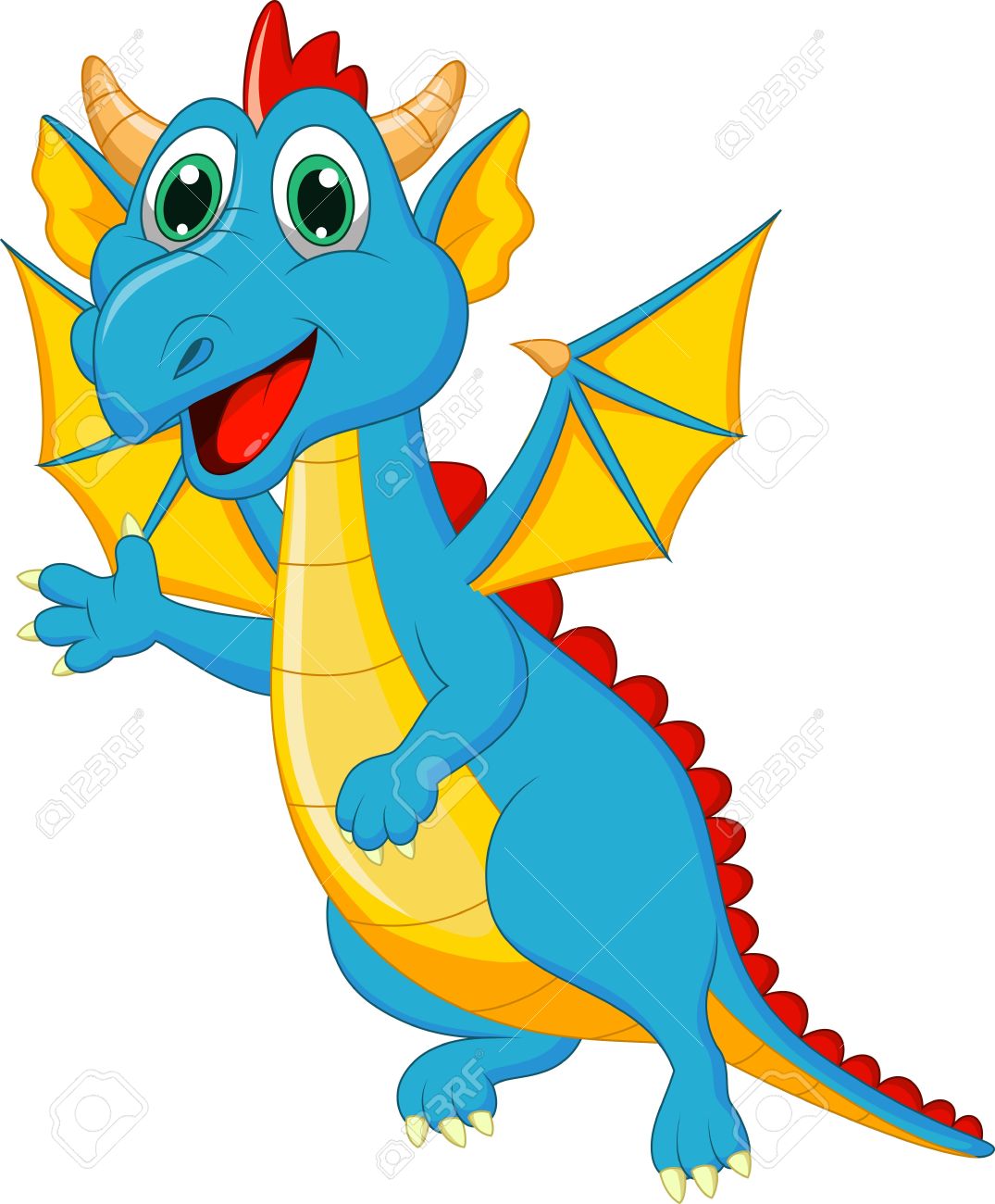 1075x1300 Cute Dragon Cartoon Royalty Free Cliparts, Vectors, And Stock