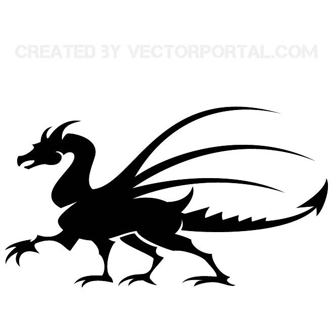 660x660 Dragon Free Vector Art