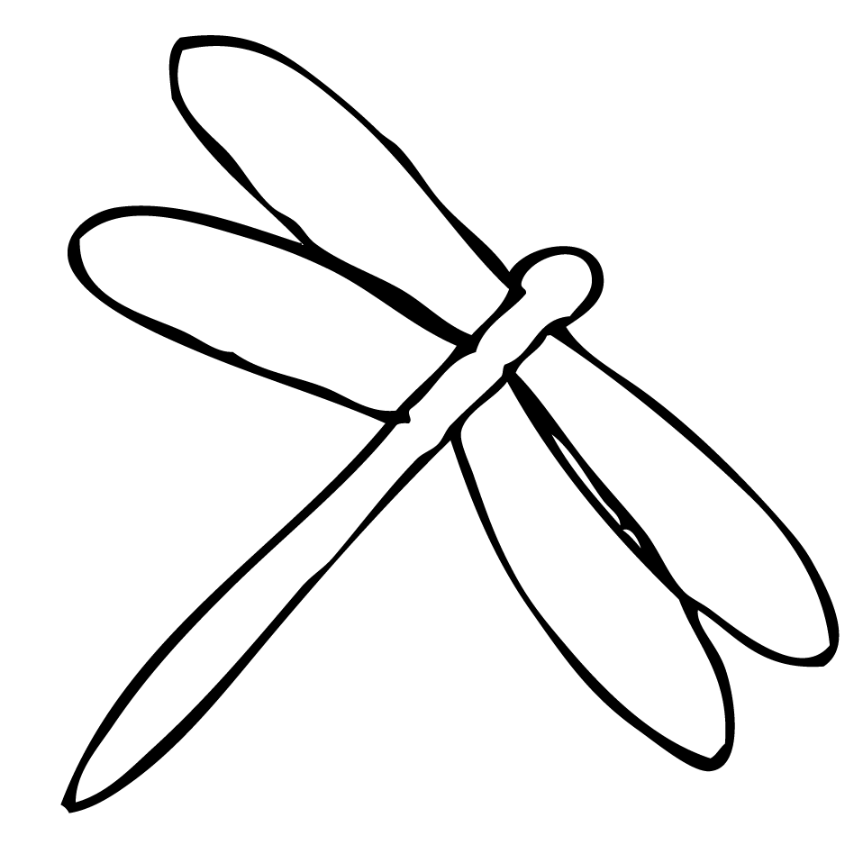 958x958 Dragonfly Clip Art