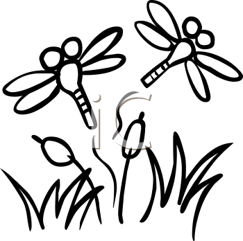 350x348 Dragonfly Clip Art
