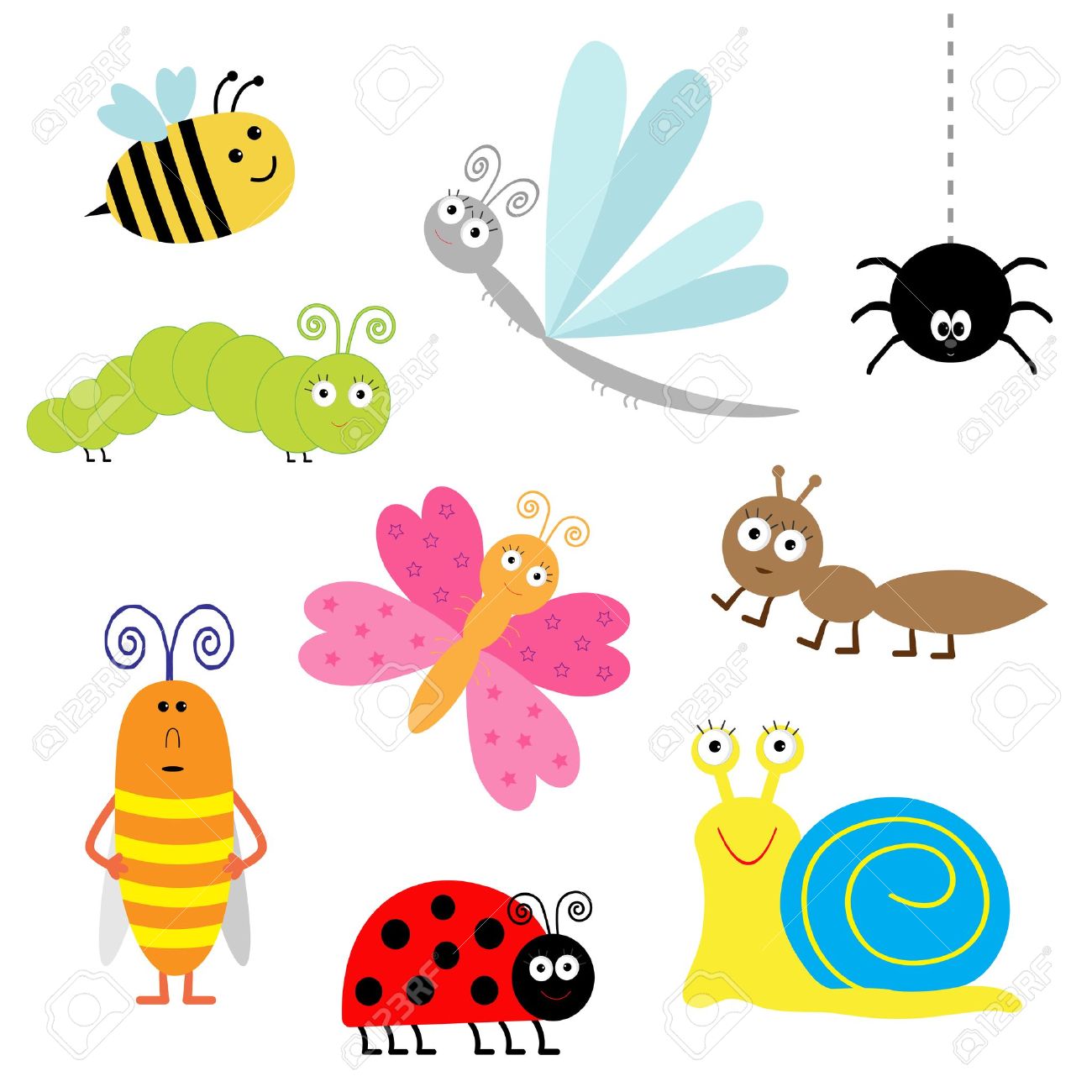 1300x1300 Butterfly Clipart Dragonfly