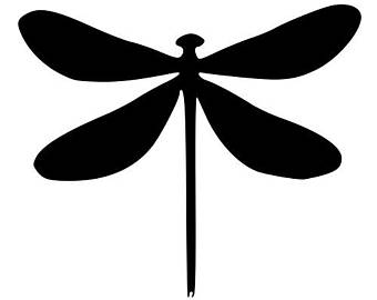 340x270 Dragonfly Stencil Etsy