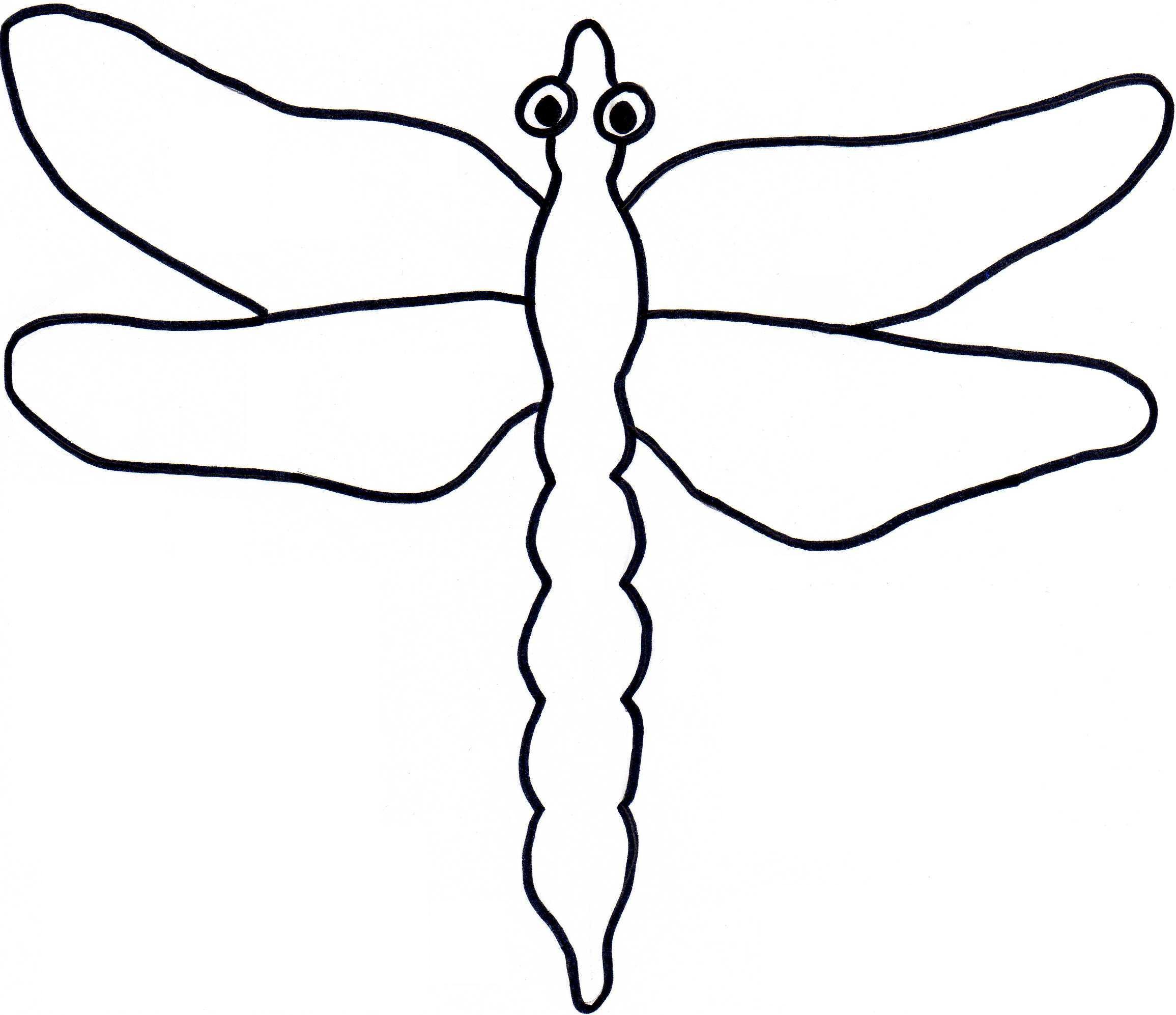 2311x1994 Best Dragonfly Outline