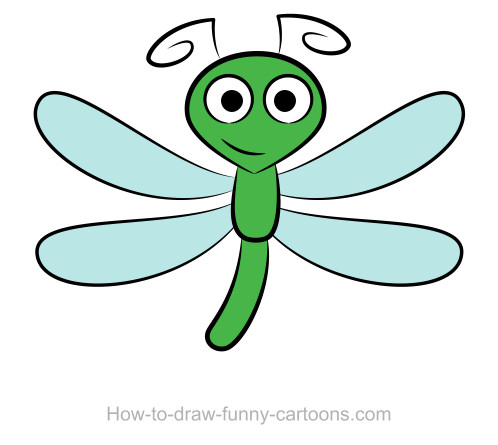 498x445 Dragonfly Drawings (Sketching + Vector)