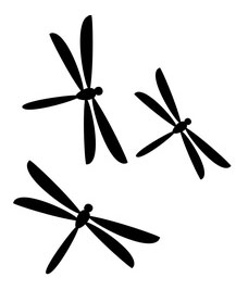 217x267 Dragonfly Silhouette Clipart