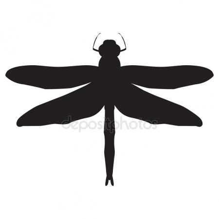 Dragonfly Silhouette | Free download on ClipArtMag