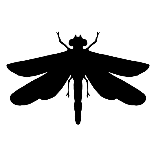 512x512 Dragonfly Silhouette