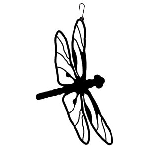 300x300 Iron Dragonfly Silhouette
