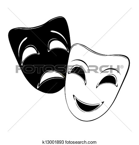 450x470 Drama Clip Art