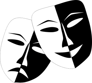 300x271 Broadway Clipart Drama