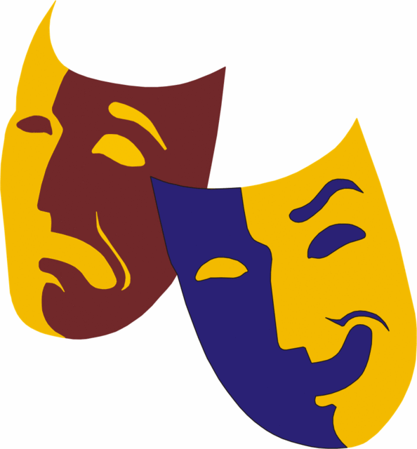 594x640 Broadway Clipart Drama Mask
