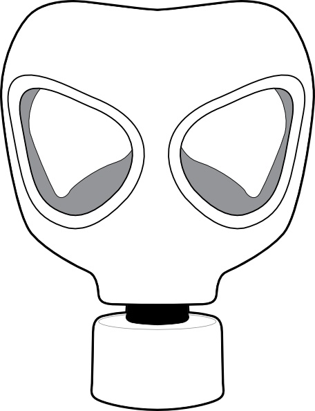 456x594 Gas Mask Clip Art Free Vector In Open Office Drawing Svg ( Svg