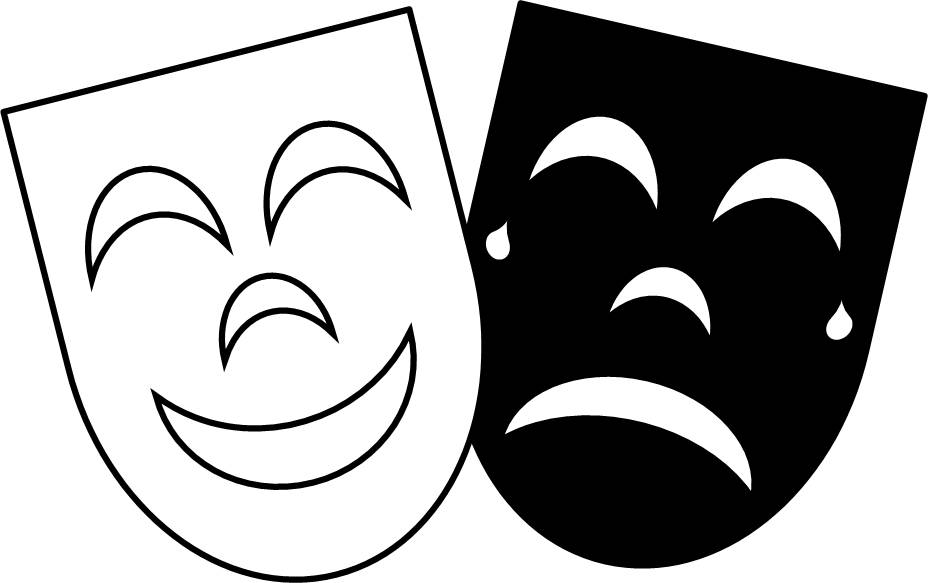 928x583 Theatre Clipart Theatre Mask Comedy Tragedy