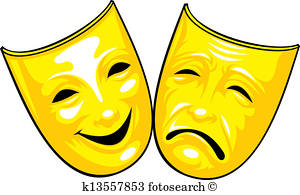 Drama Masks Clipart | Free download on ClipArtMag