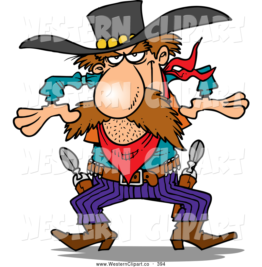 1024x1044 Vector Western Clip Art Of A Western Gunslinger Cowboy Ready