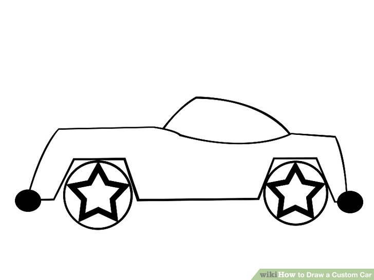 728x546 How To Draw A Custom Car 8 Steps (With Pictures)