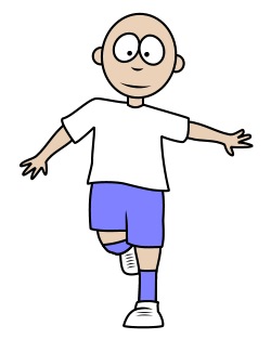 250x325 Drawing A Soccer Cartoon Player