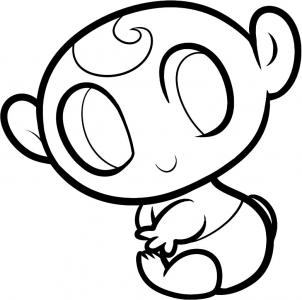 302x300 How To Draw How To Draw A Baby For Kids