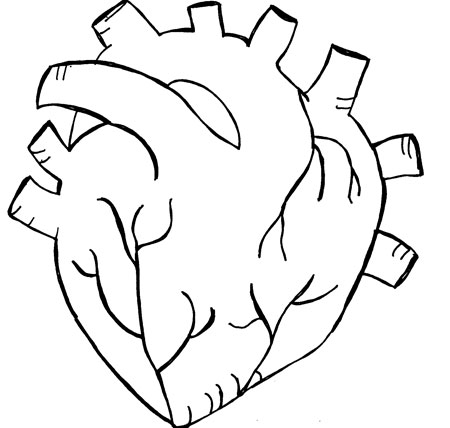 450x428 Heart Drawing Not Shallow