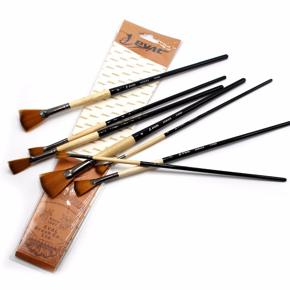 1000x1000 Eval 7pcs Free Shipping Artist Nylon Paint Brush Set For Acrylic