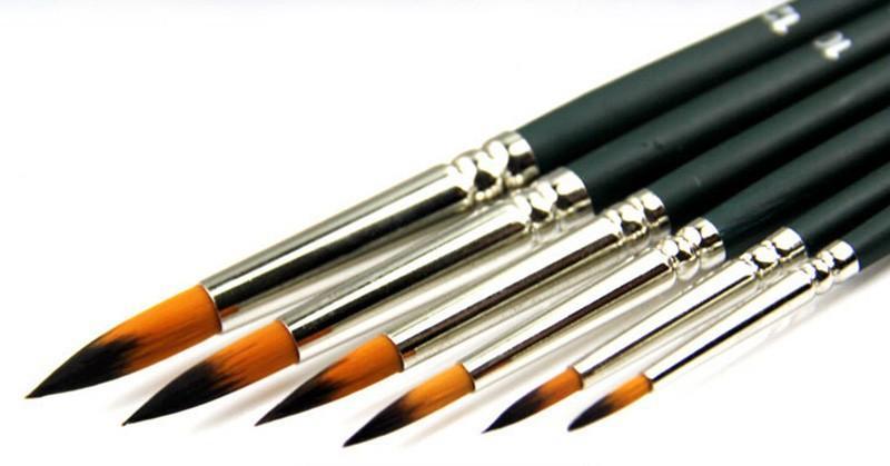 800x419 Nylon Hair Paint Brushes Watercolor Paint Brush Line Drawing Pen