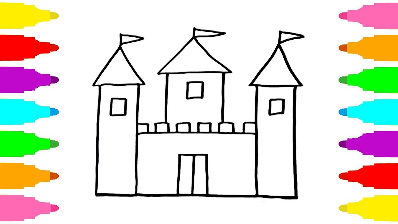 1280x720 Kinetic Sand Castle Coloring Pages