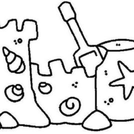 268x268 Coloring Page Sand Castle Kids Drawing And Coloring Pages