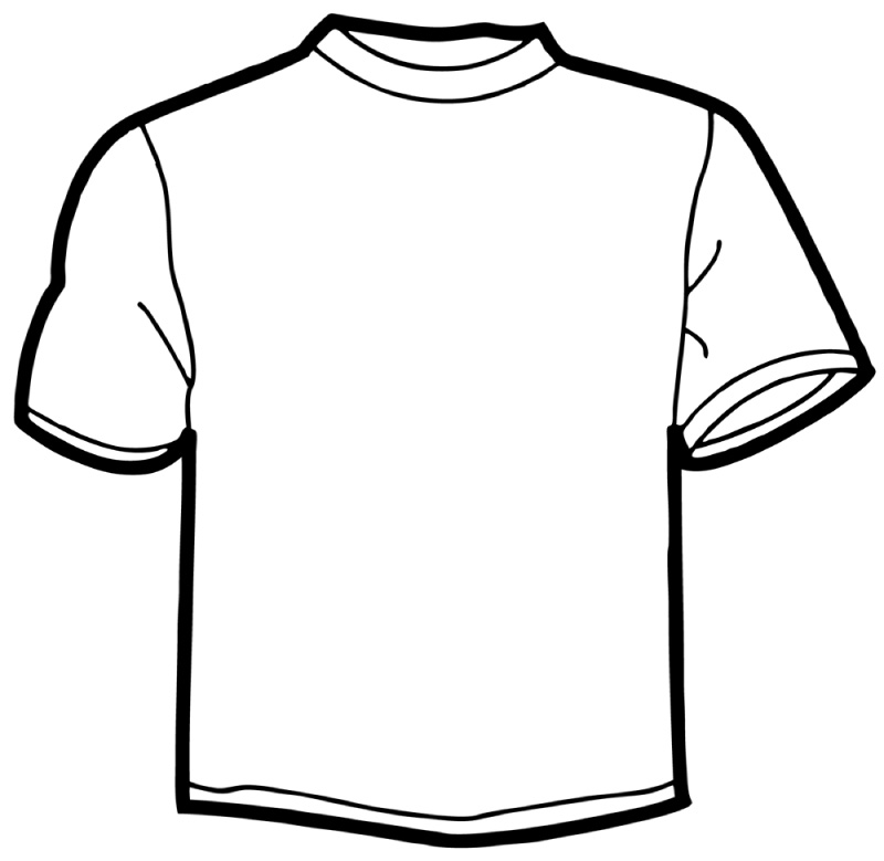 800x779 T Shirt Of Drawing Clipart