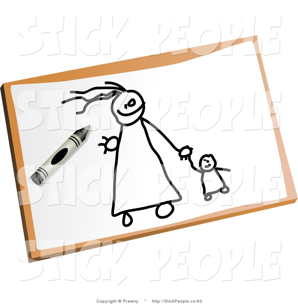 1024x1044 Graphic Of A Childrens Drawing Of A Mother And Child Holding Hands