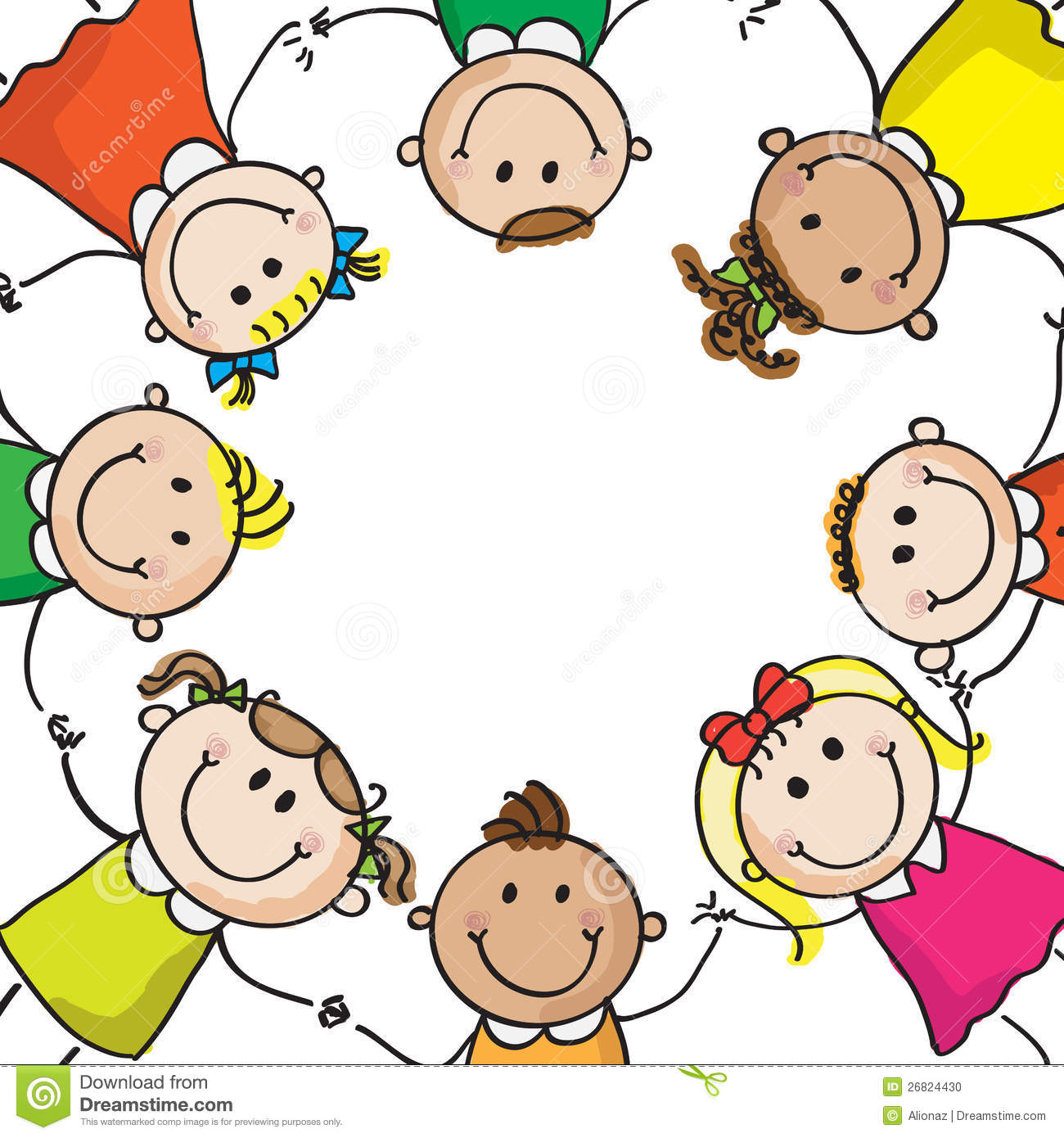 1300x1390 Holding Hands In Circle Children Clipart, Explore Pictures