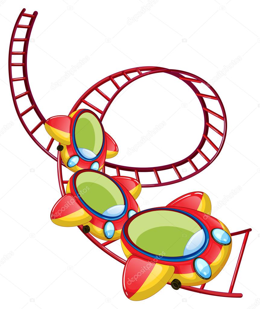 862x1023 A Roller Coaster Ride Stock Vector Interactimages