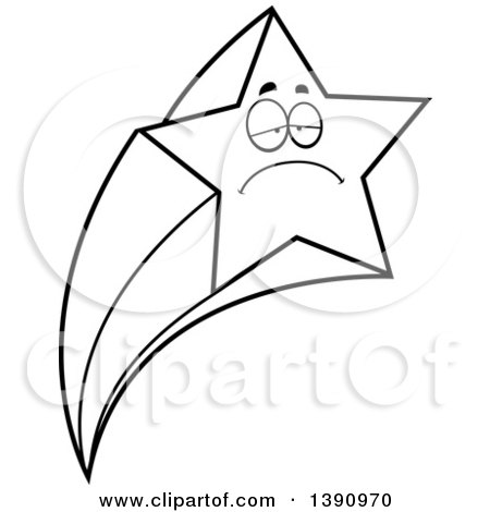 450x470 Clipart Of A Cartoon Grinning Happy Shooting Star Mascot Character