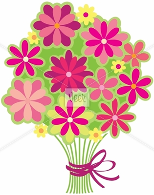 315x400 Bouquet Clipart Flower Drawing