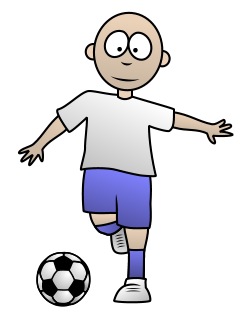250x325 Drawing A Soccer Cartoon Player