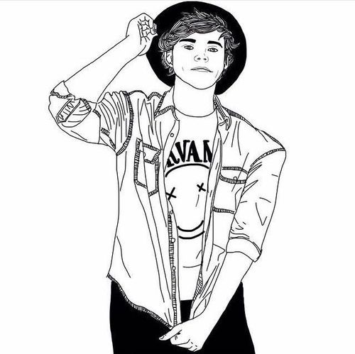 500x499 1065 Best Outlines1 Images Girl Pictures, Tumbler